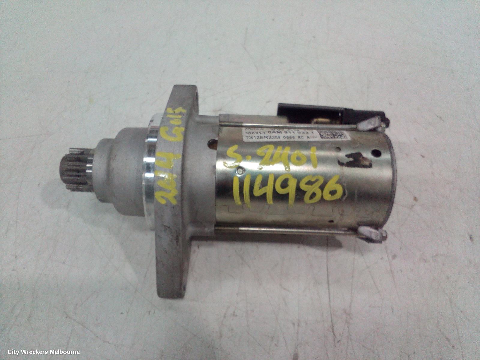 VOLKSWAGEN GOLF 2014 Starter