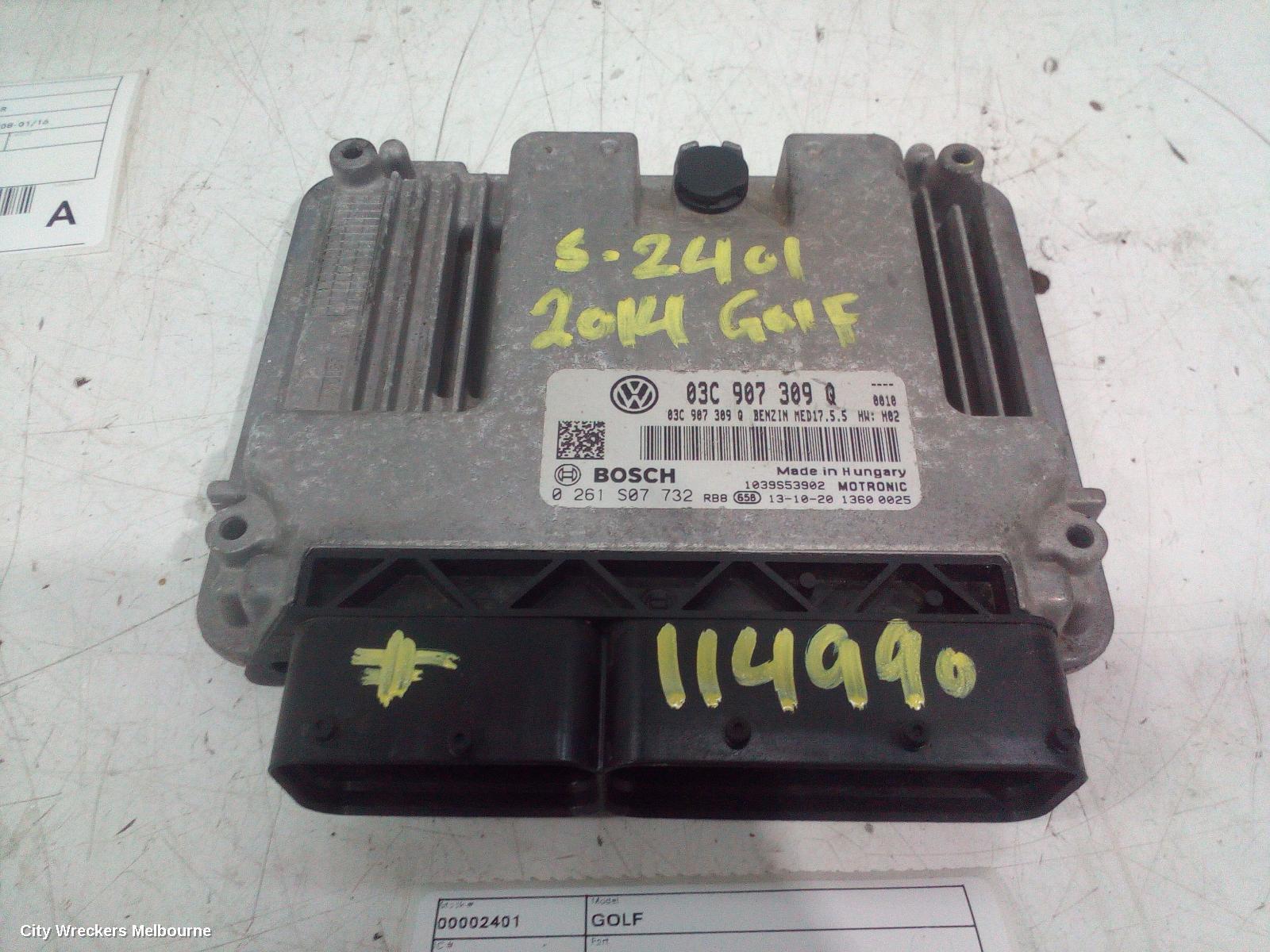 VOLKSWAGEN GOLF 2014 Ecu