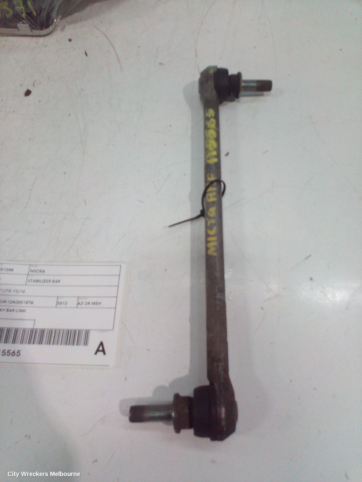 NISSAN MICRA 2013 Stabiliser Bar