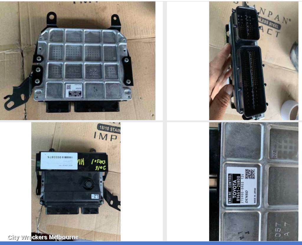 TOYOTA HIACE 2016 Ecu