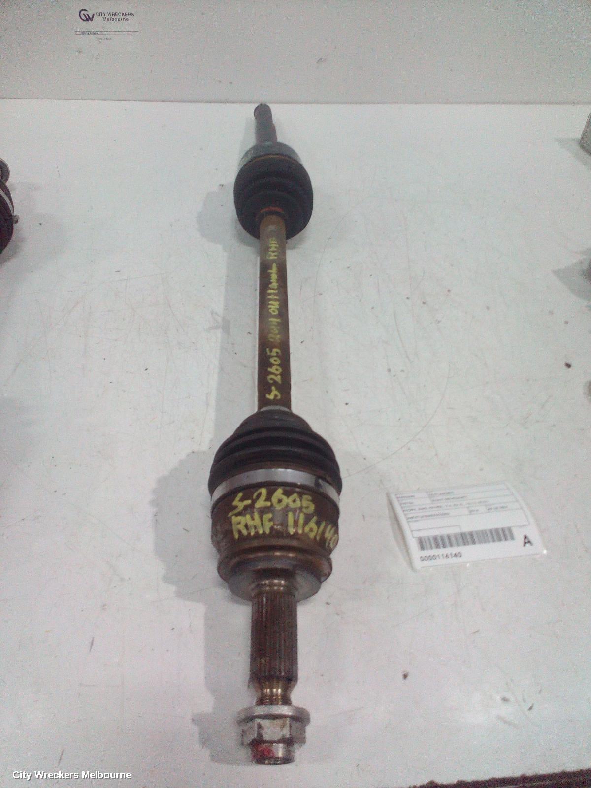 MITSUBISHI OUTLANDER 2014 Right Driveshaft