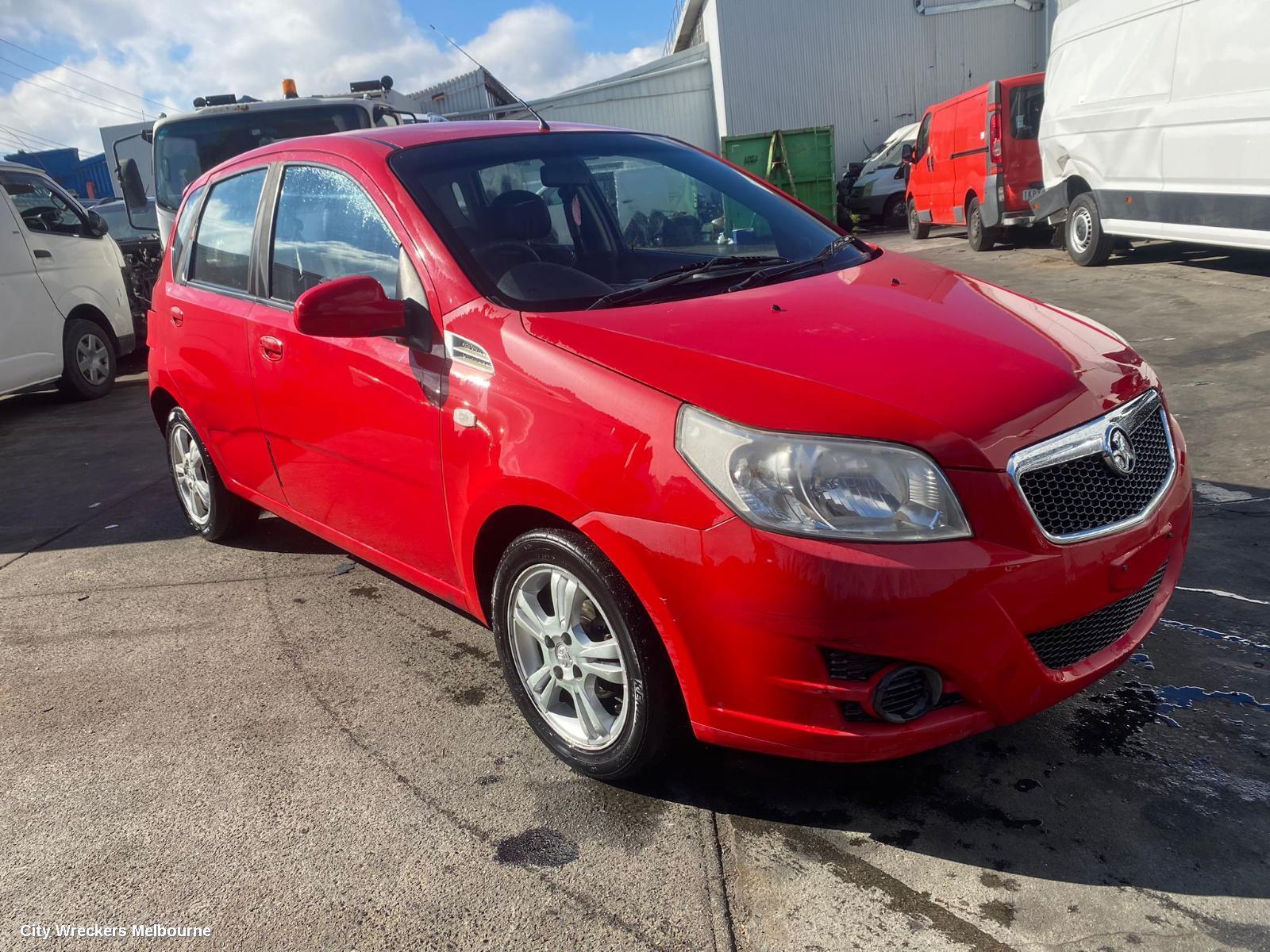 HOLDEN BARINA 2009 Left Rear Door/Sliding