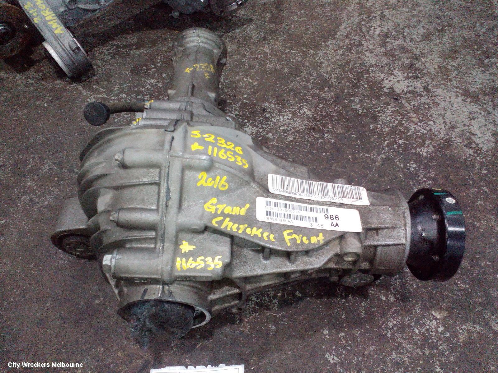 JEEP GRANDCHEROKEE 2016 Differential Centre