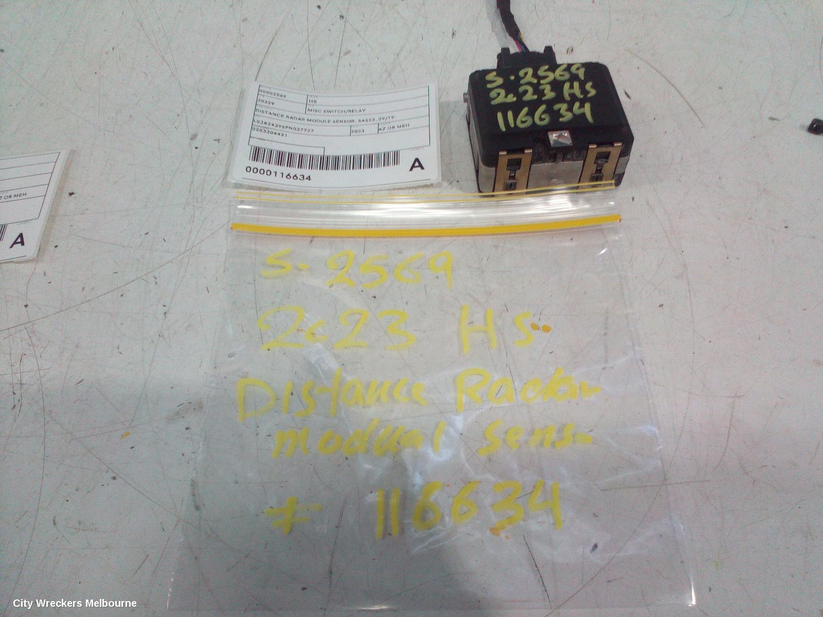 MG HS 2023 Misc Switch/Relay