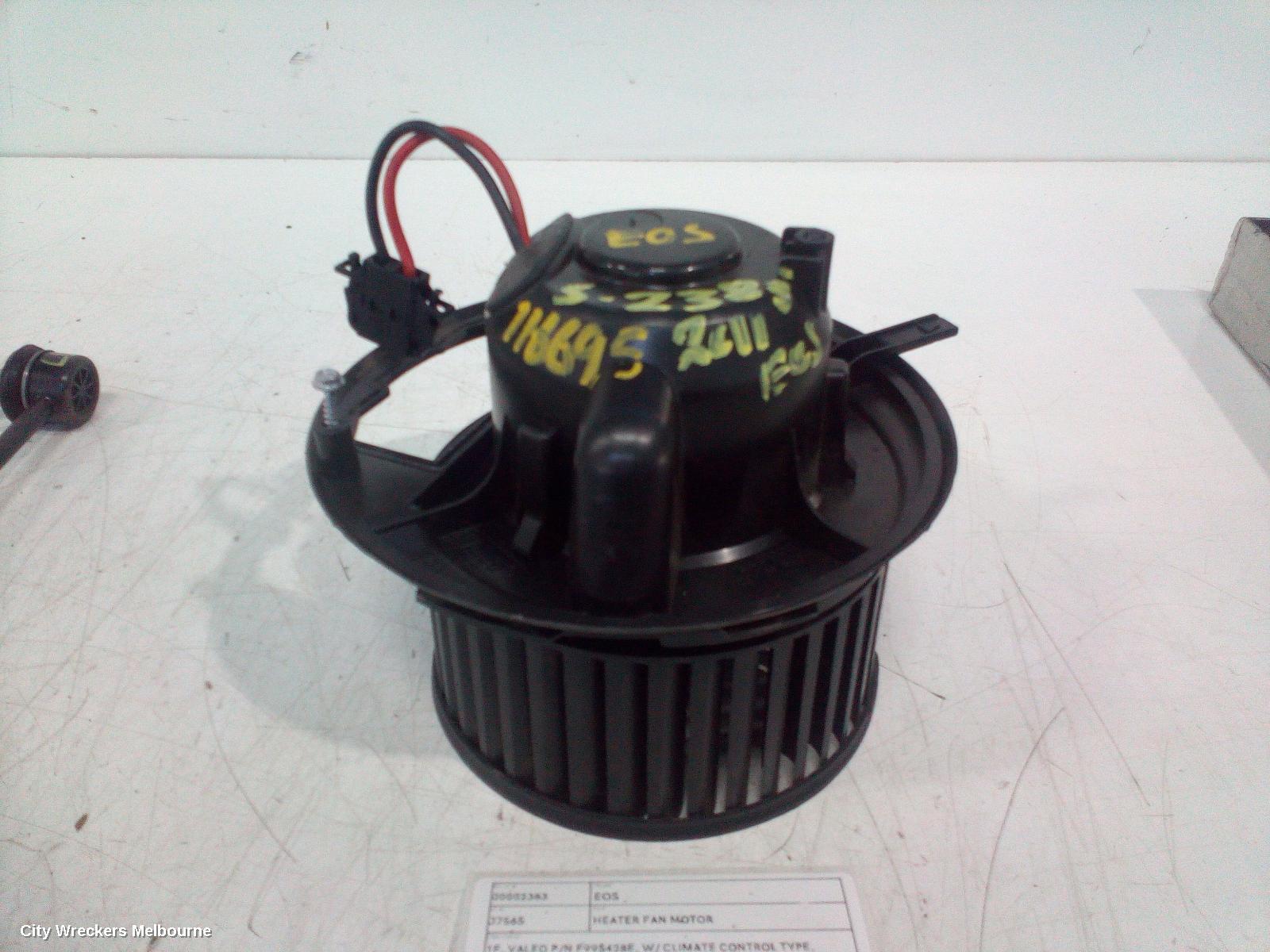 VOLKSWAGEN EOS 2011 Heater Fan Motor