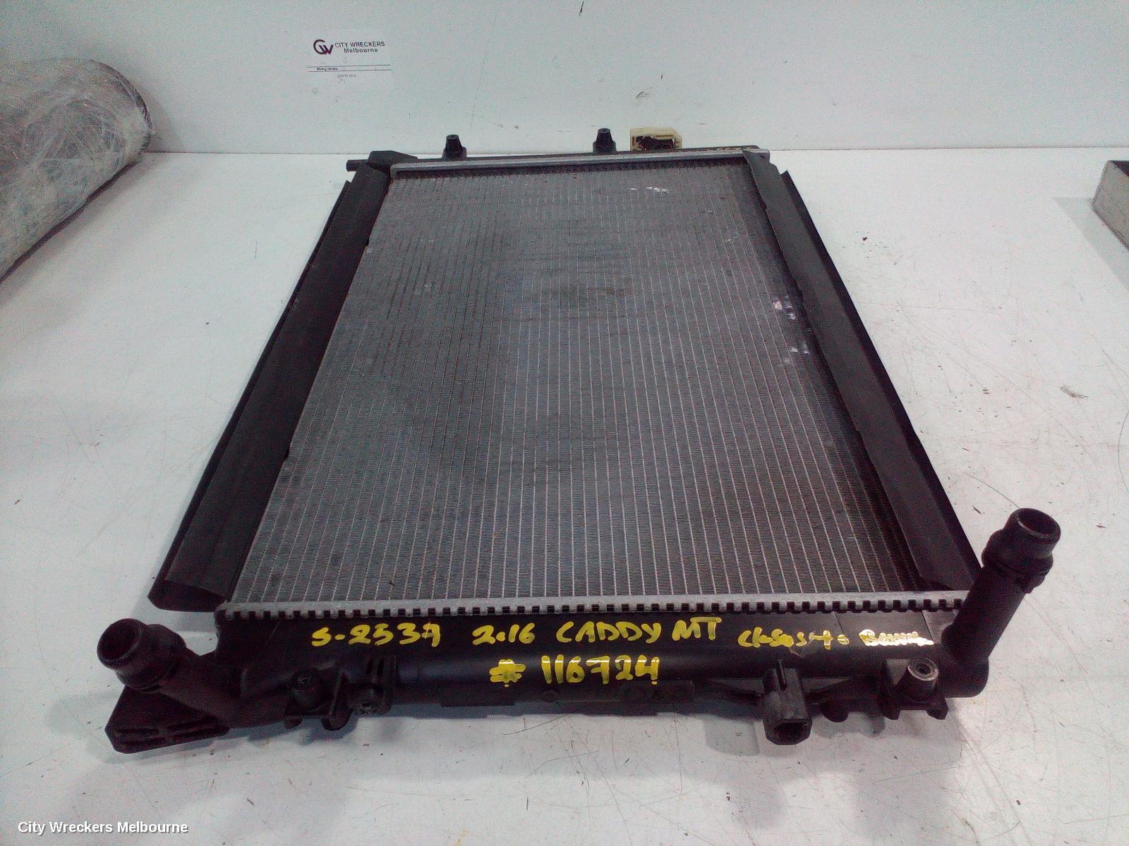 VOLKSWAGEN CADDY 2016 Radiator