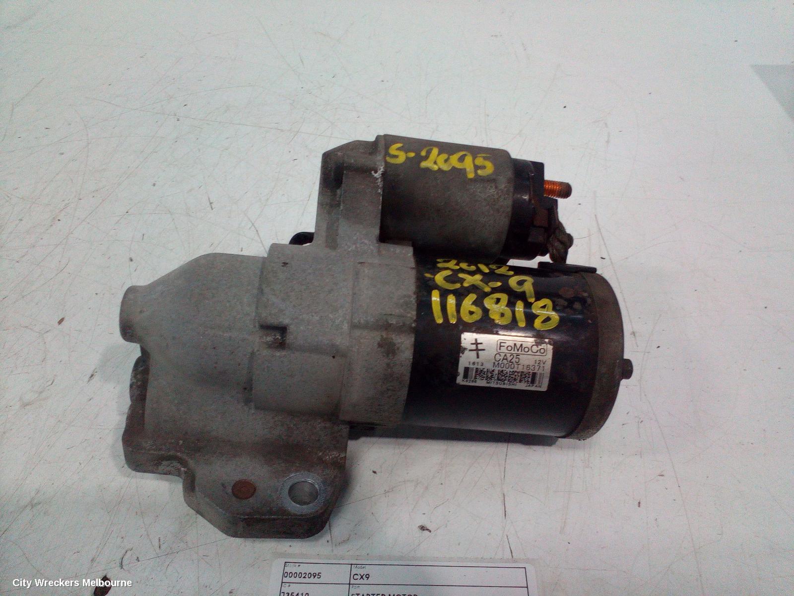 MAZDA CX9 2012 Starter