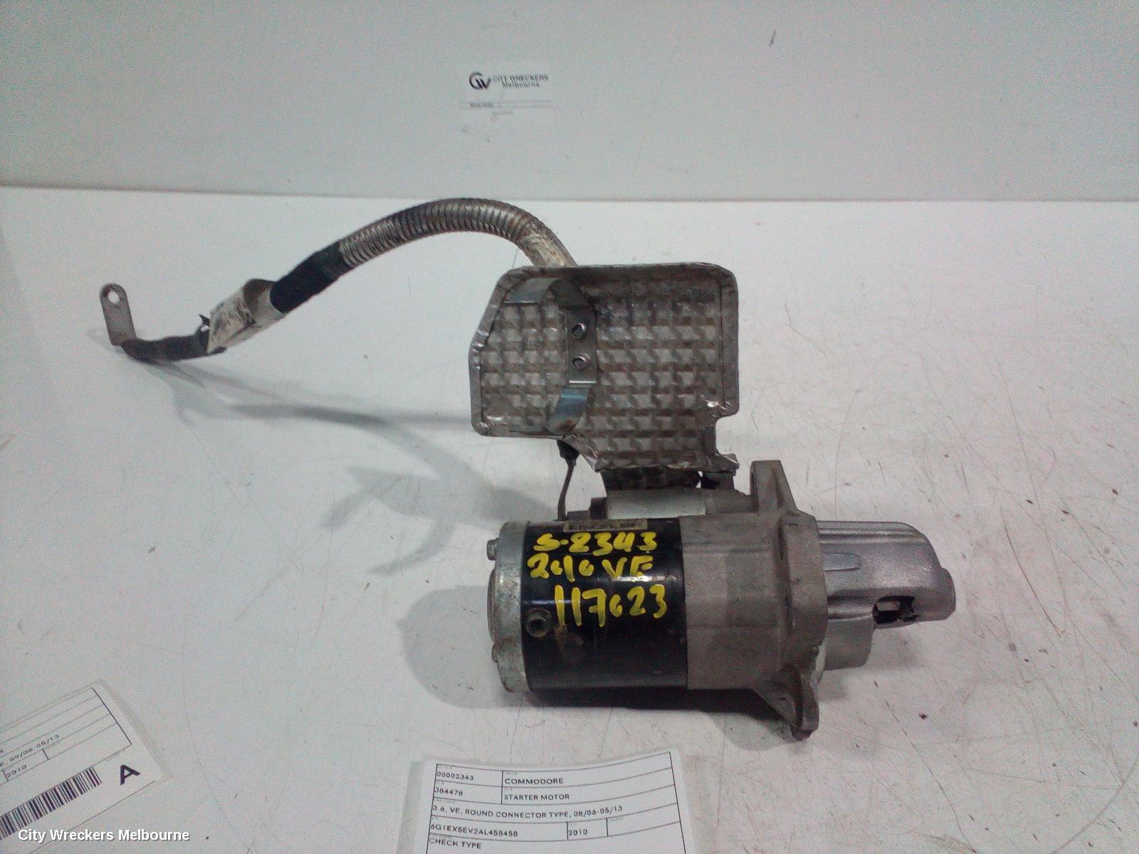 HOLDEN COMMODORE 2010 Starter