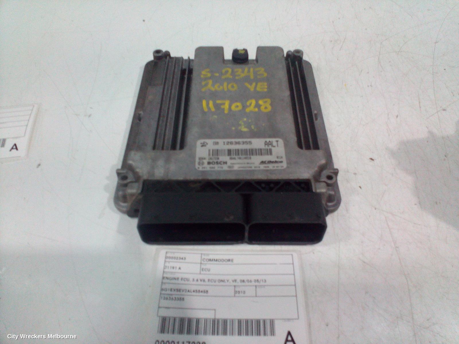 HOLDEN COMMODORE 2010 Ecu