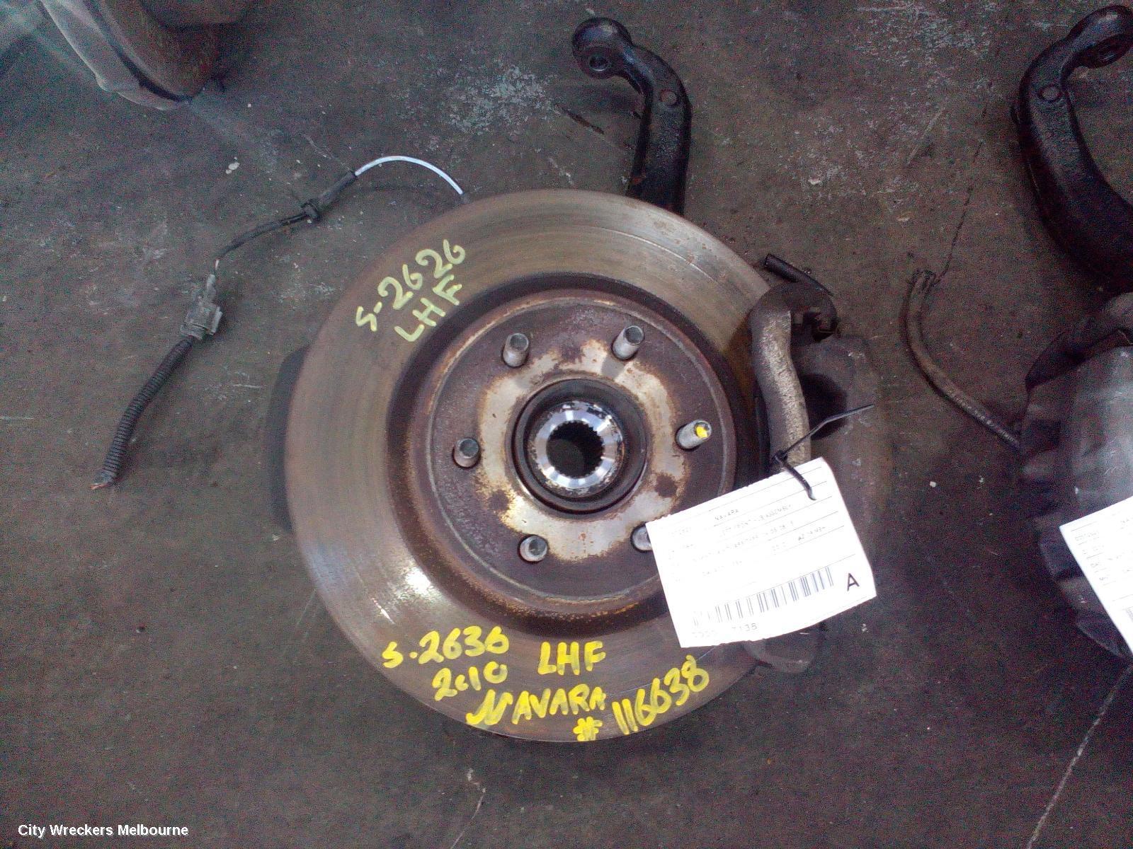 NISSAN NAVARA 2010 Left Front Hub Assembly