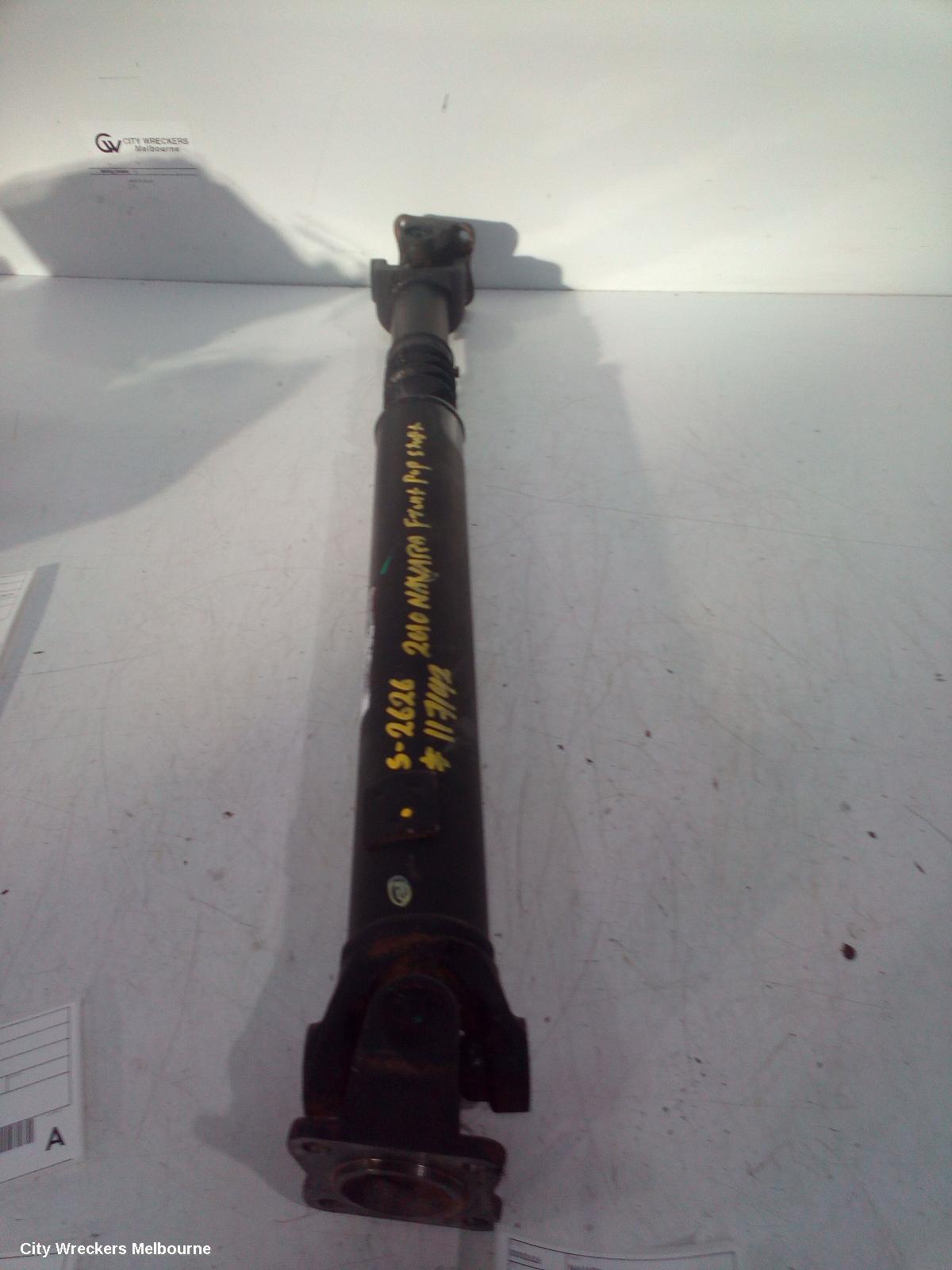 NISSAN NAVARA 2010 Front Prop Shaft