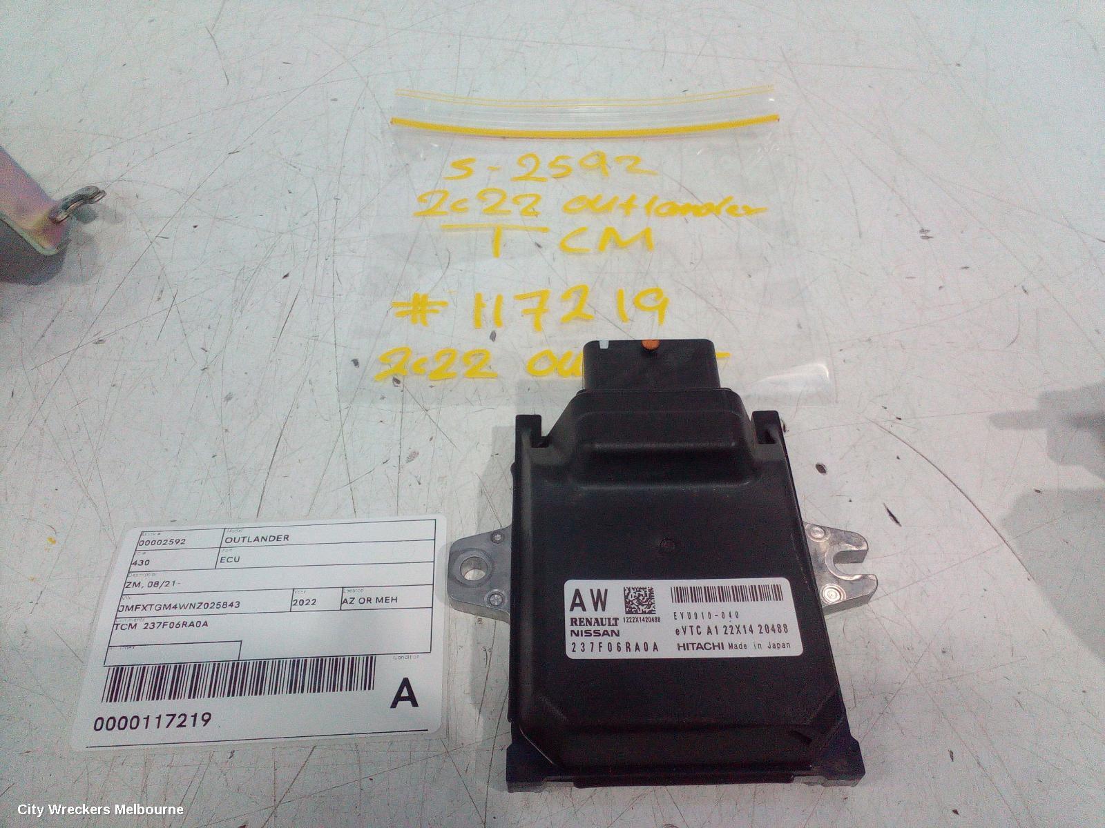 MITSUBISHI OUTLANDER 2022 Ecu