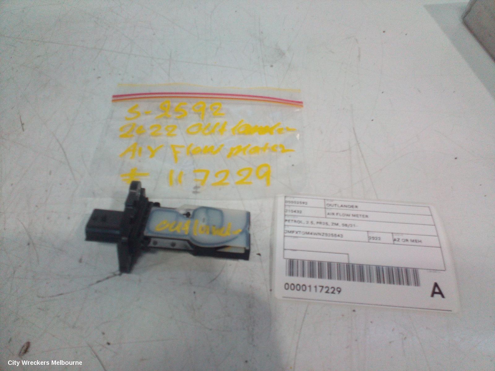 MITSUBISHI OUTLANDER 2022 Air Flow Meter