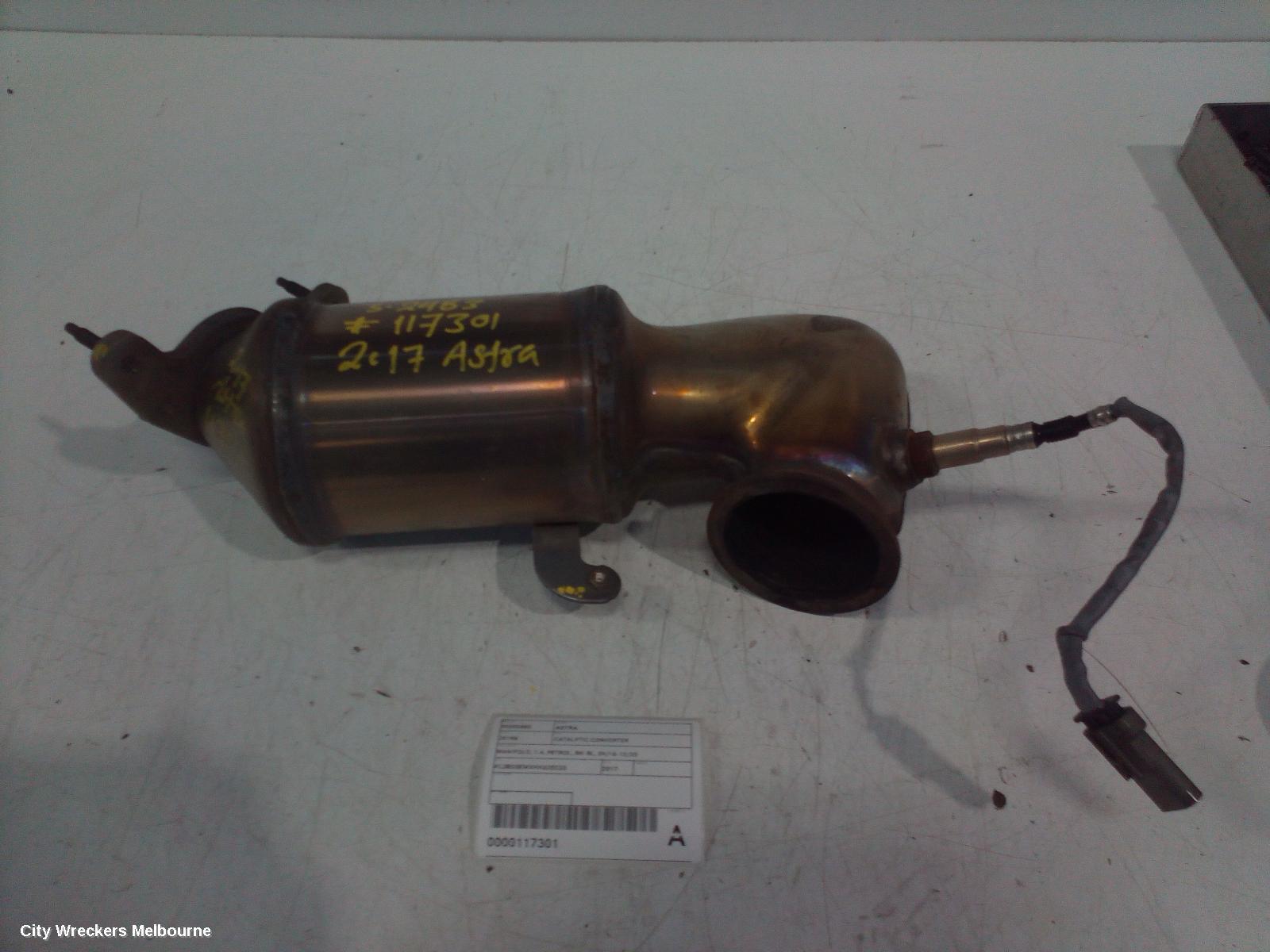 HOLDEN ASTRA 2017 Catalytic Converter