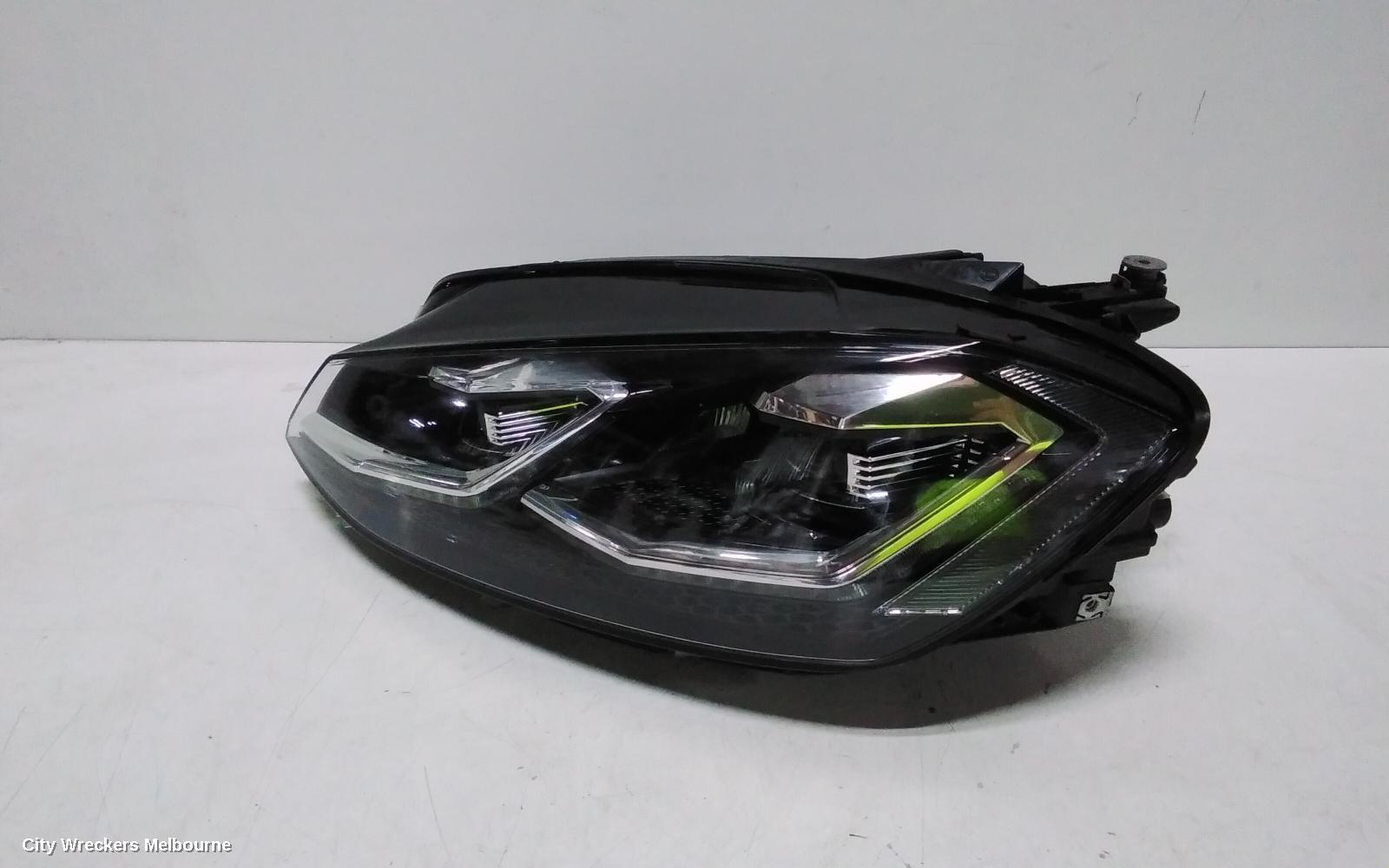 VOLKSWAGEN GOLF 2018 Left Headlamp