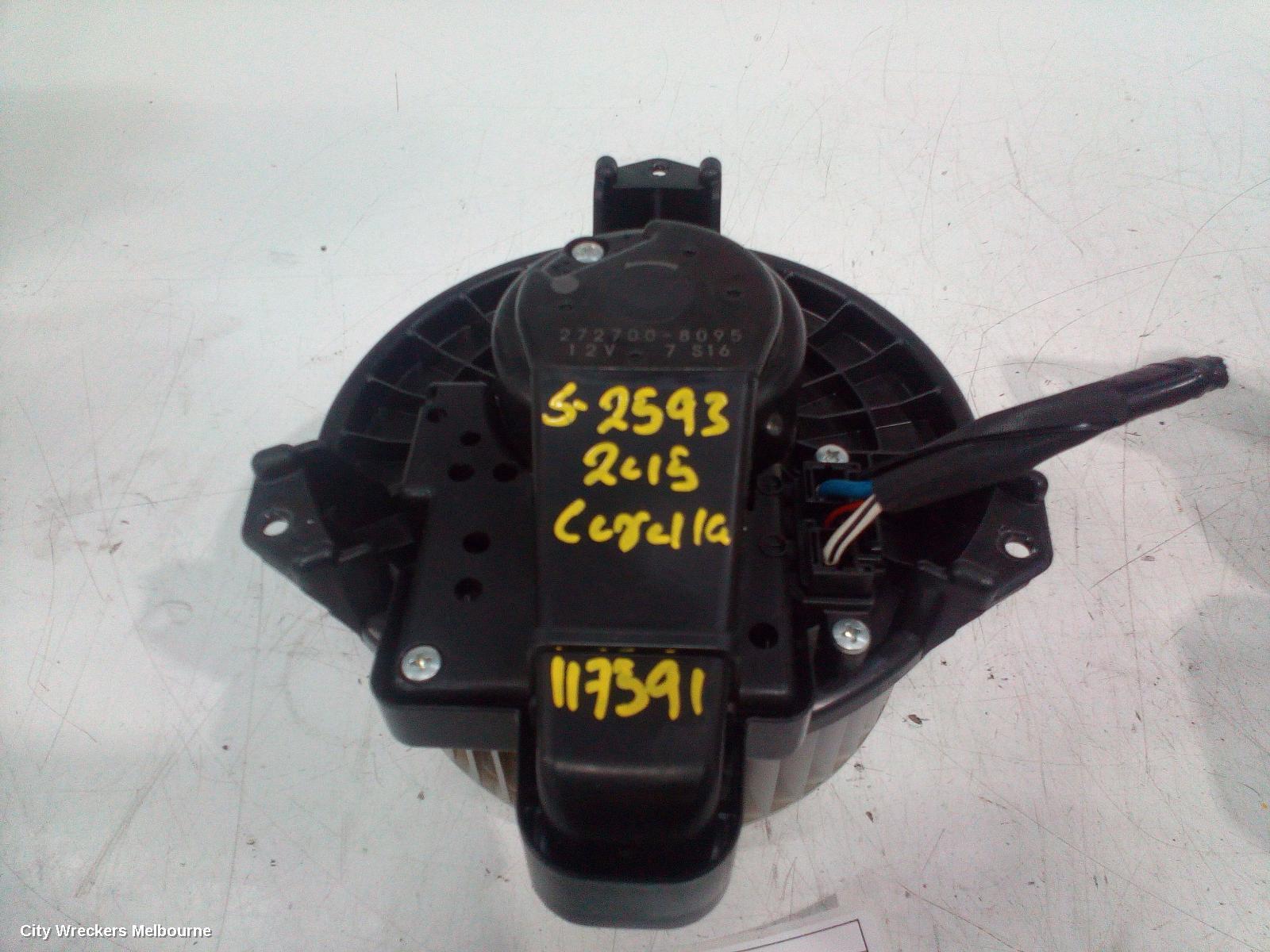 TOYOTA COROLLA 2015 Heater Fan Motor