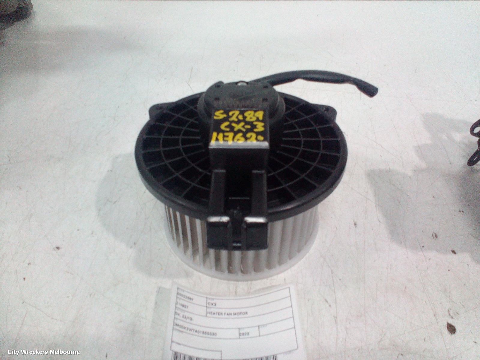 MAZDA CX3 2020 Heater Fan Motor