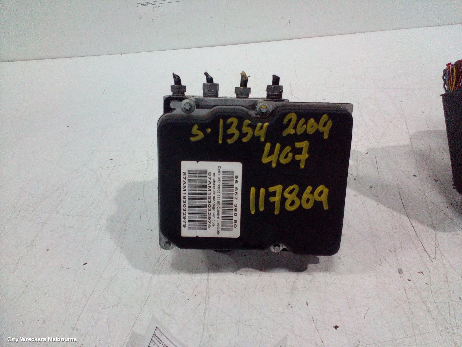 PEUGEOT 407 2009 Abs Pump/Modulator