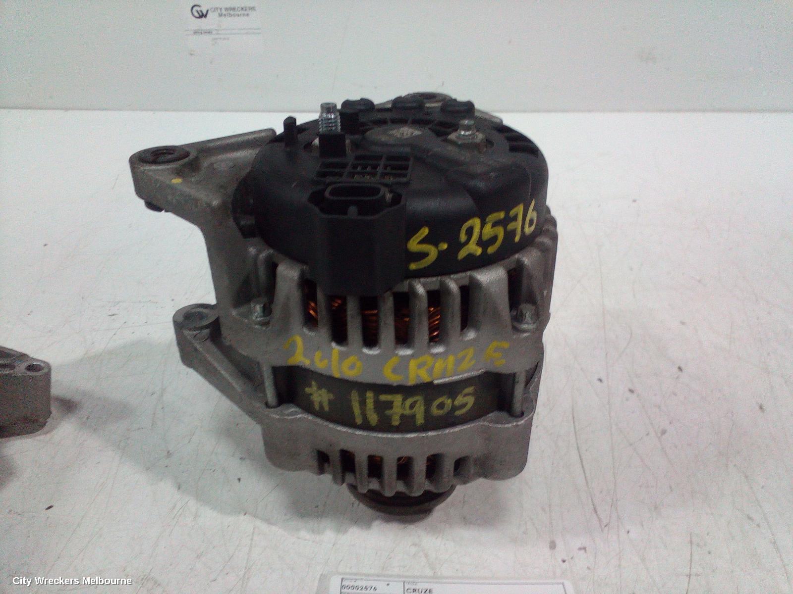 HOLDEN CRUZE 2010 Alternator