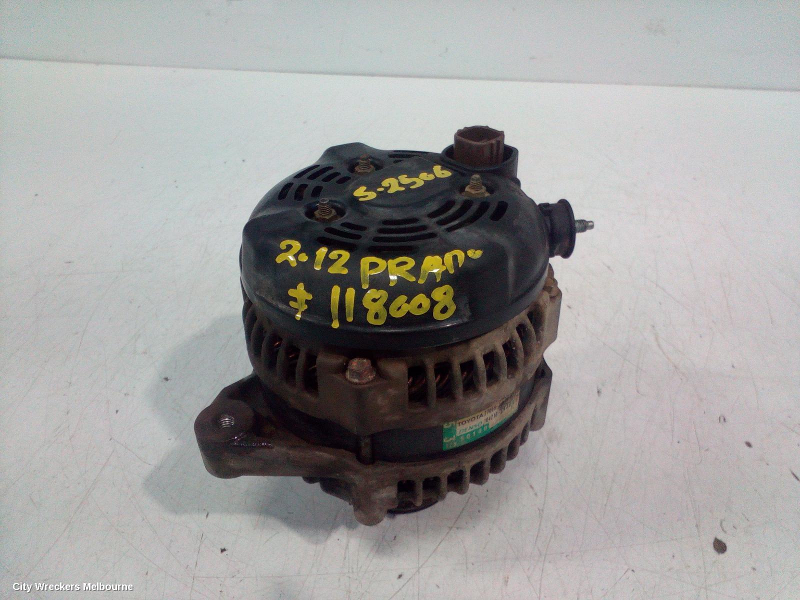 TOYOTA PRADO 2012 Alternator