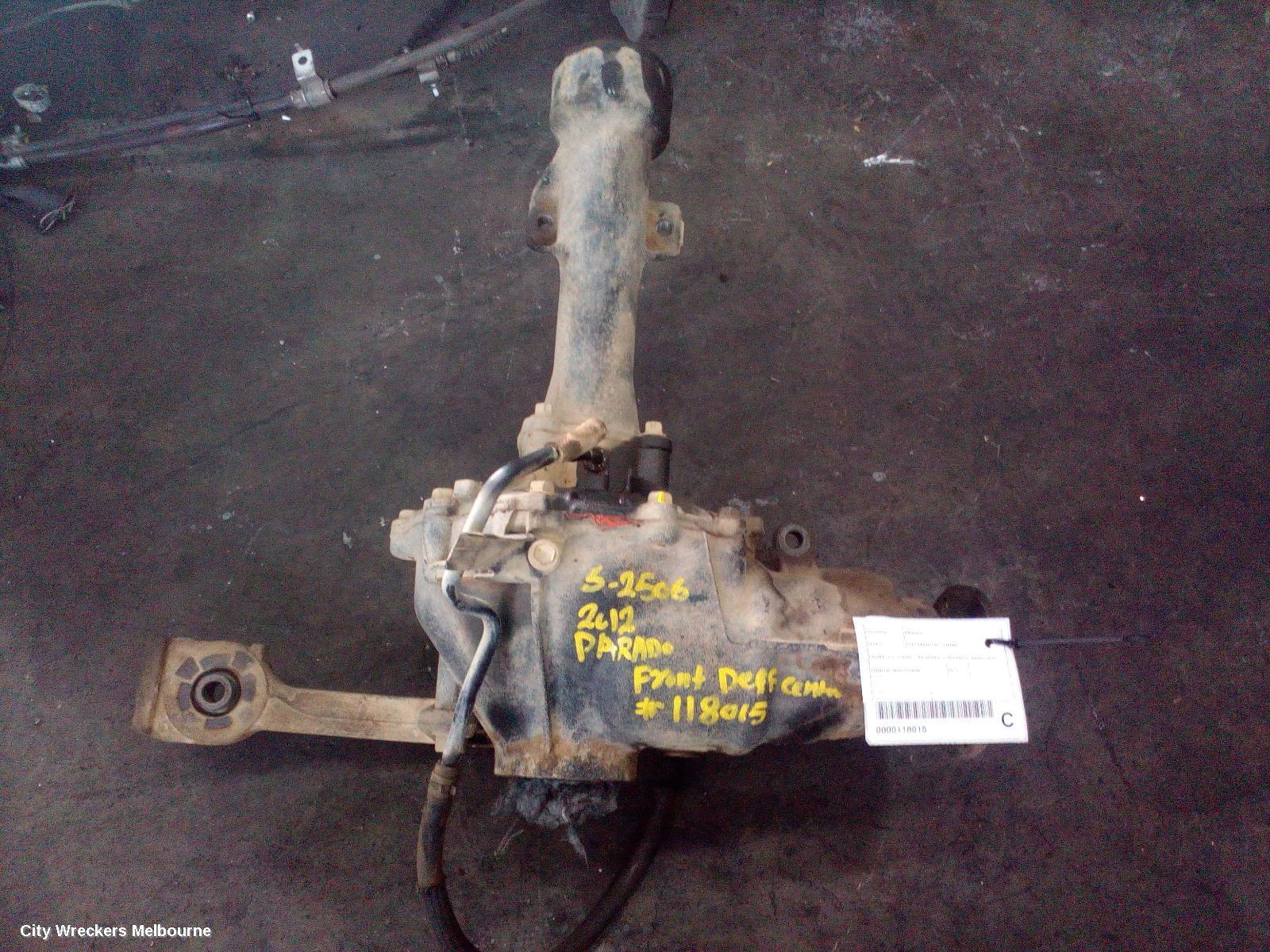 TOYOTA PRADO 2012 Differential Centre