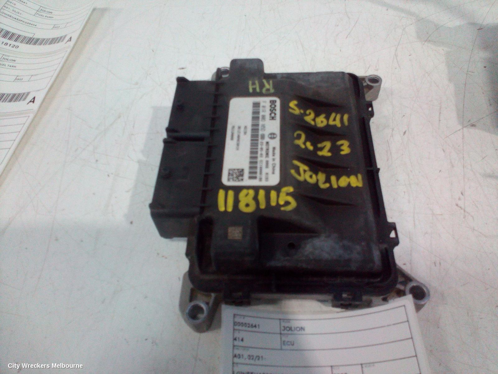 HAVAL JOLION 2023 Ecu