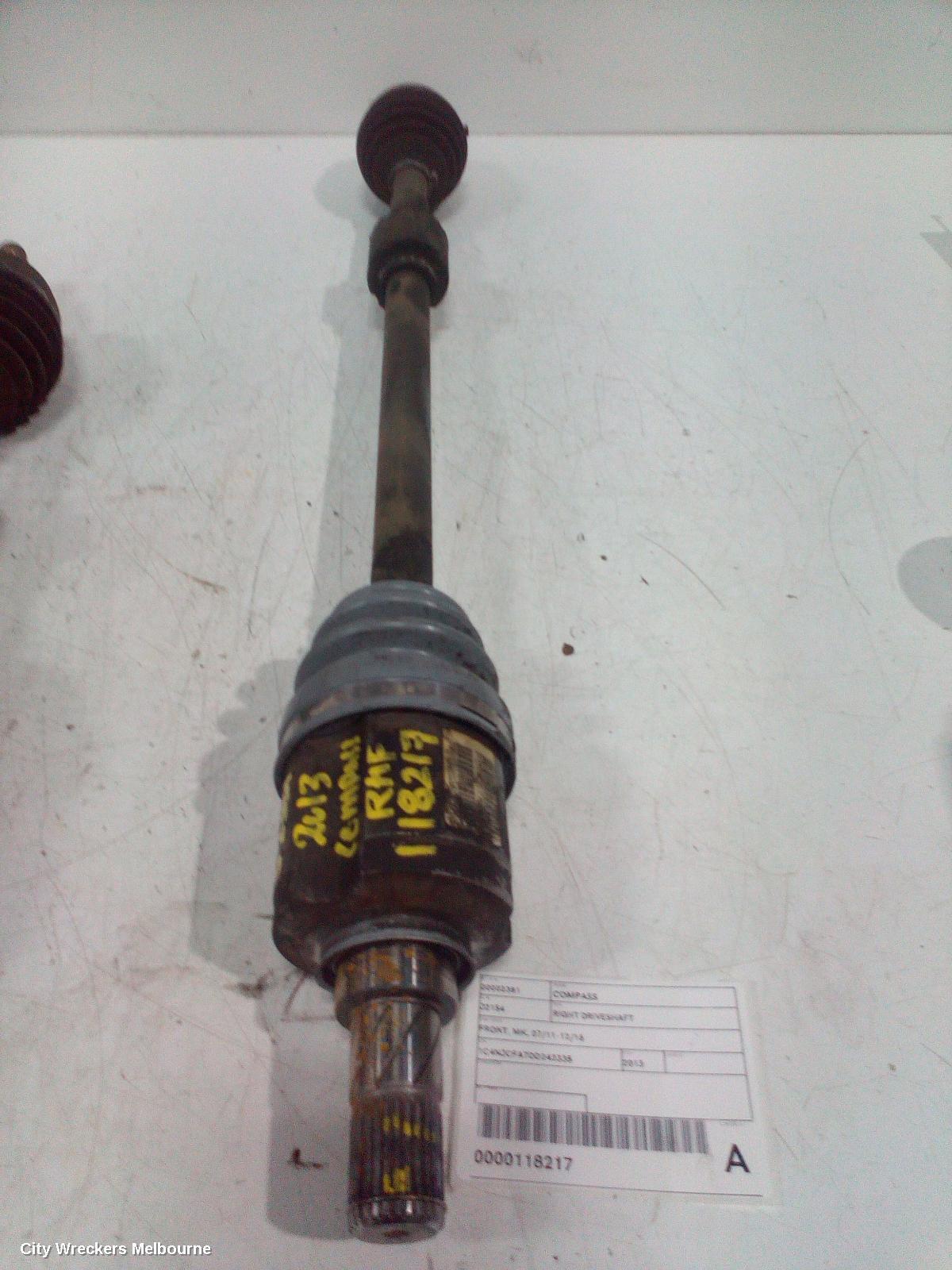 JEEP COMPASS 2013 Right Driveshaft