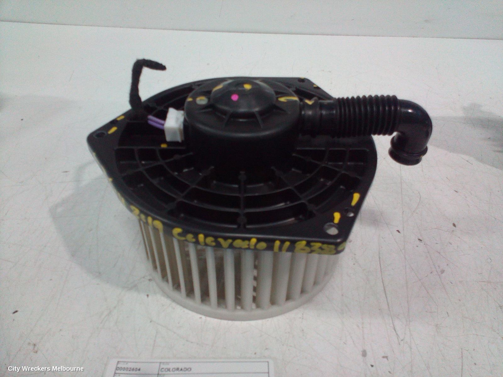 HOLDEN COLORADO 2019 Heater Fan Motor