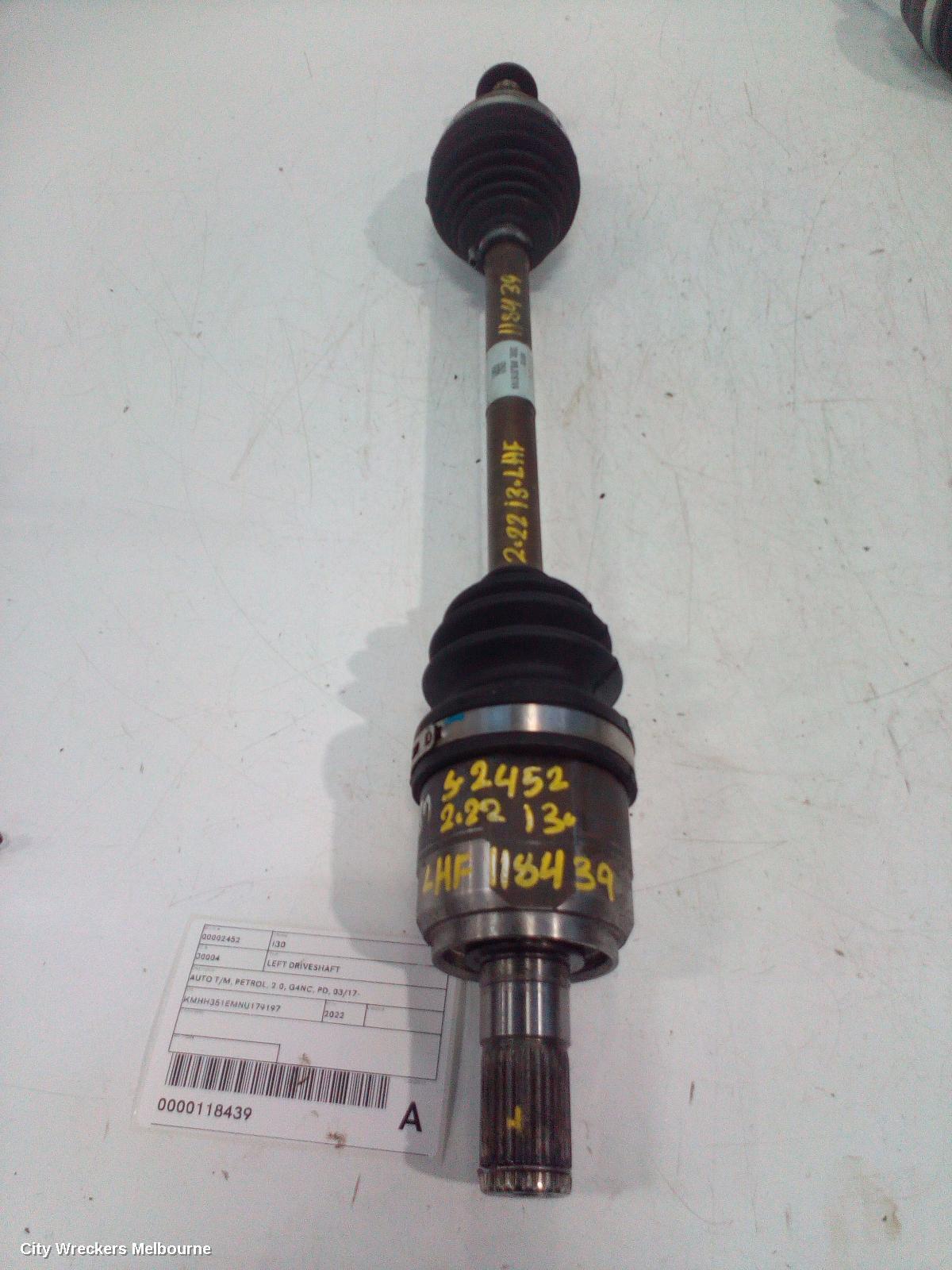 HYUNDAI I30 2022 Left Driveshaft