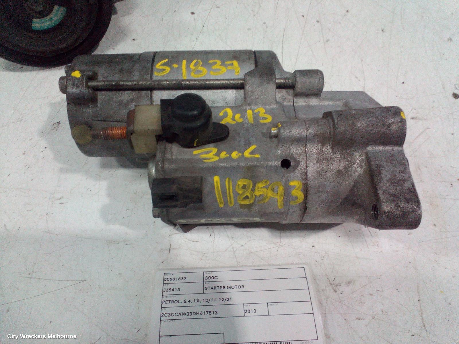 CHRYSLER 300C 2013 Starter