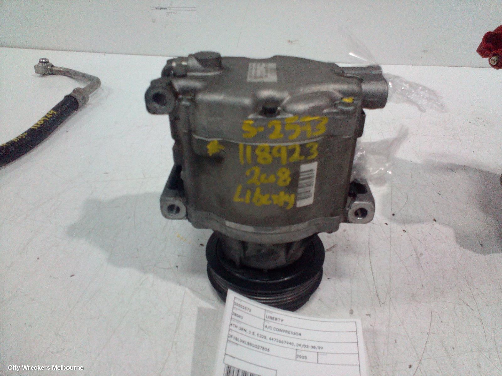 SUBARU LIBERTY 2008 A/C Compressor