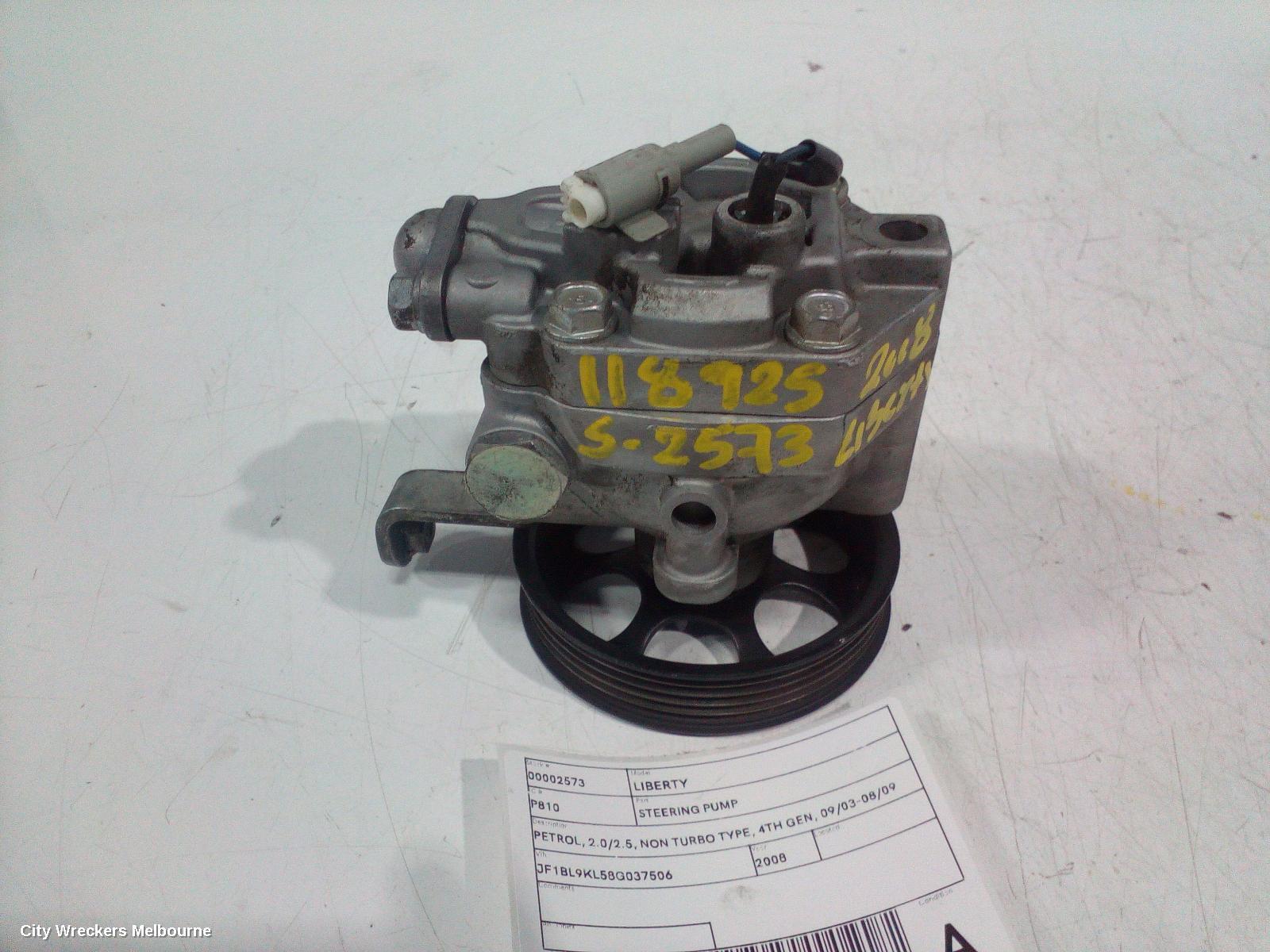 SUBARU LIBERTY 2008 Steering Pump