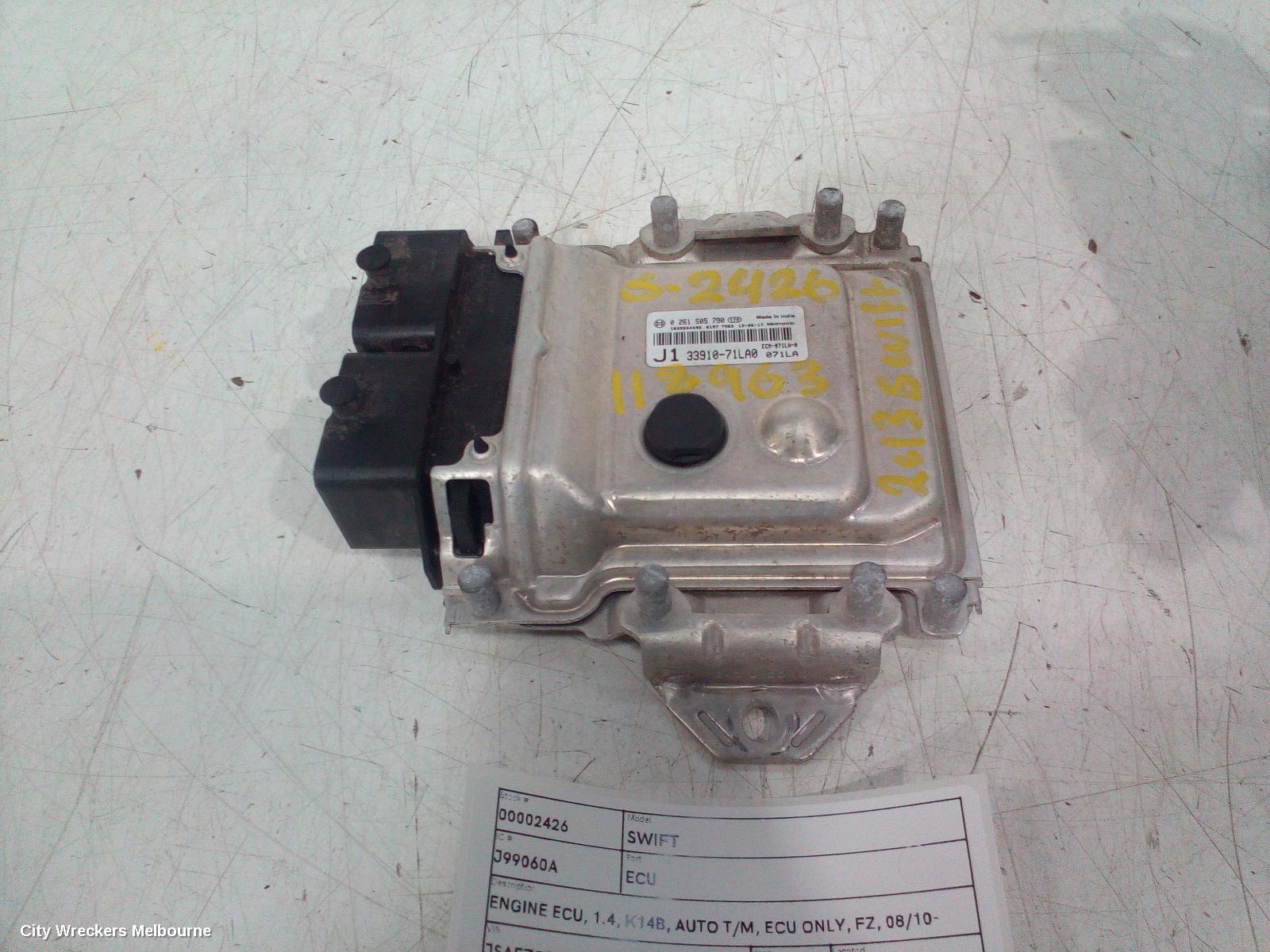 SUZUKI SWIFT 2013 Ecu