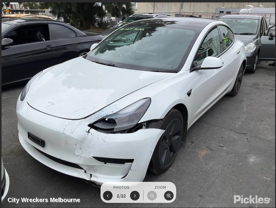 TESLA MODEL 3 2023 Right Door Mirror