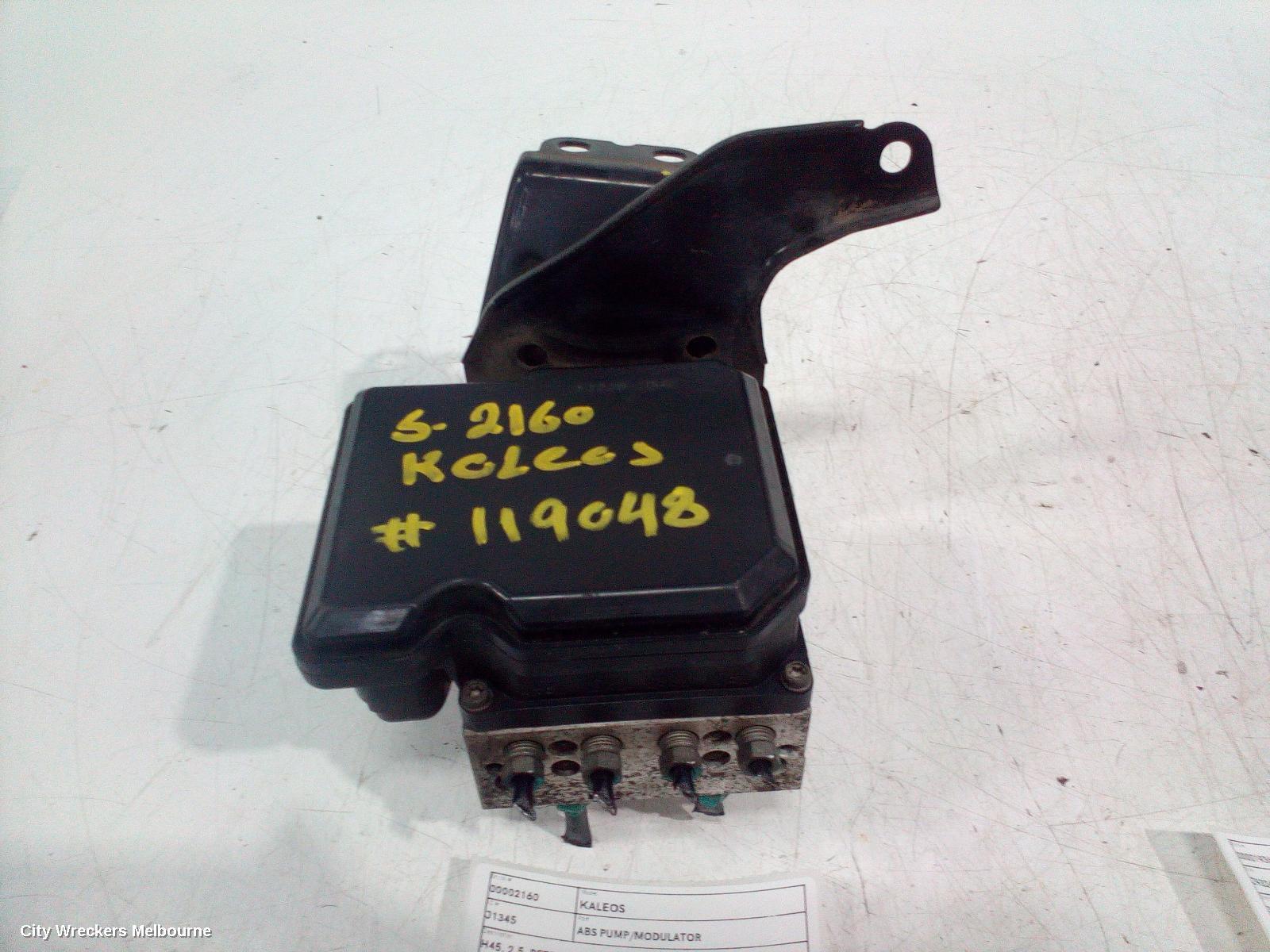 RENAULT KALEOS 2009 Abs Pump/Modulator