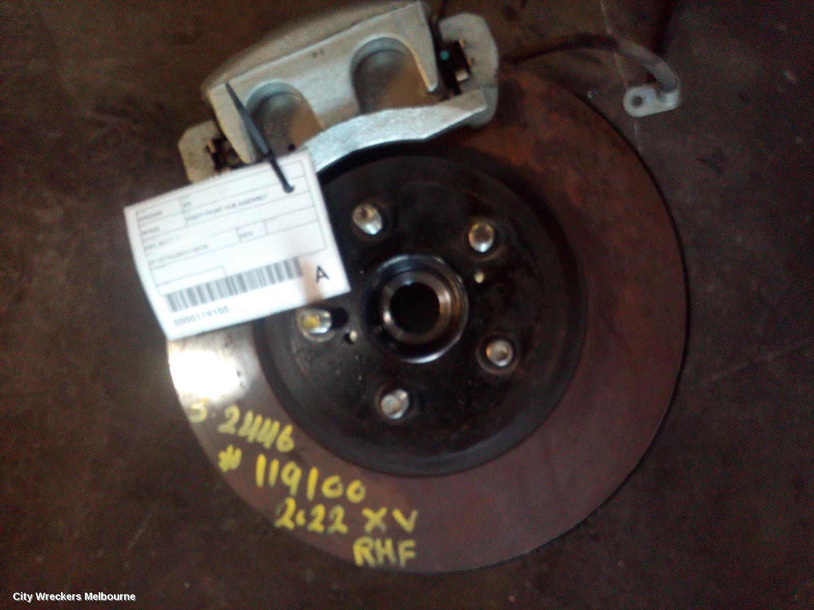 SUBARU XV 2022 Right Front Hub Assembly