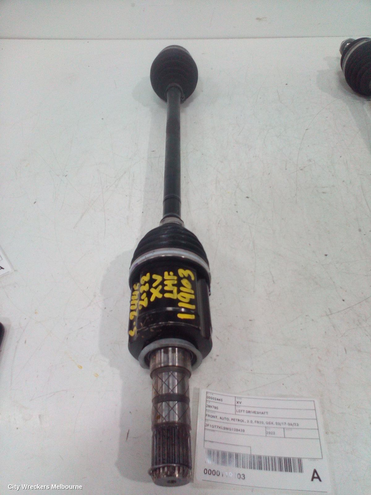 SUBARU XV 2022 Left Driveshaft