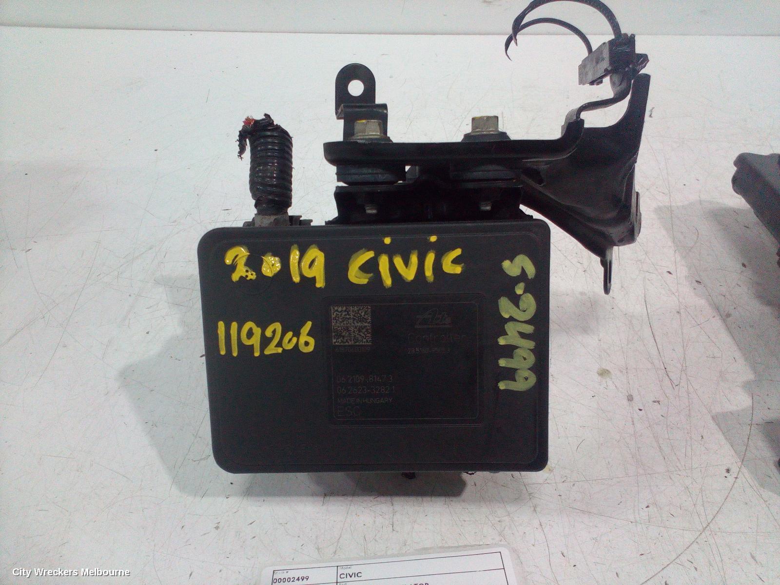 HONDA CIVIC 2019 Abs Pump/Modulator