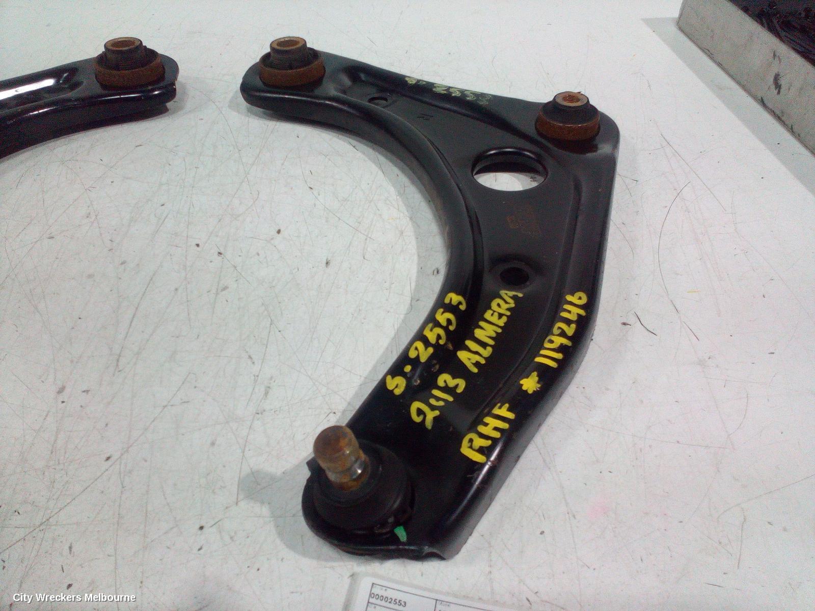 NISSAN ALMERA 2013 Right Front Lower Control Arm