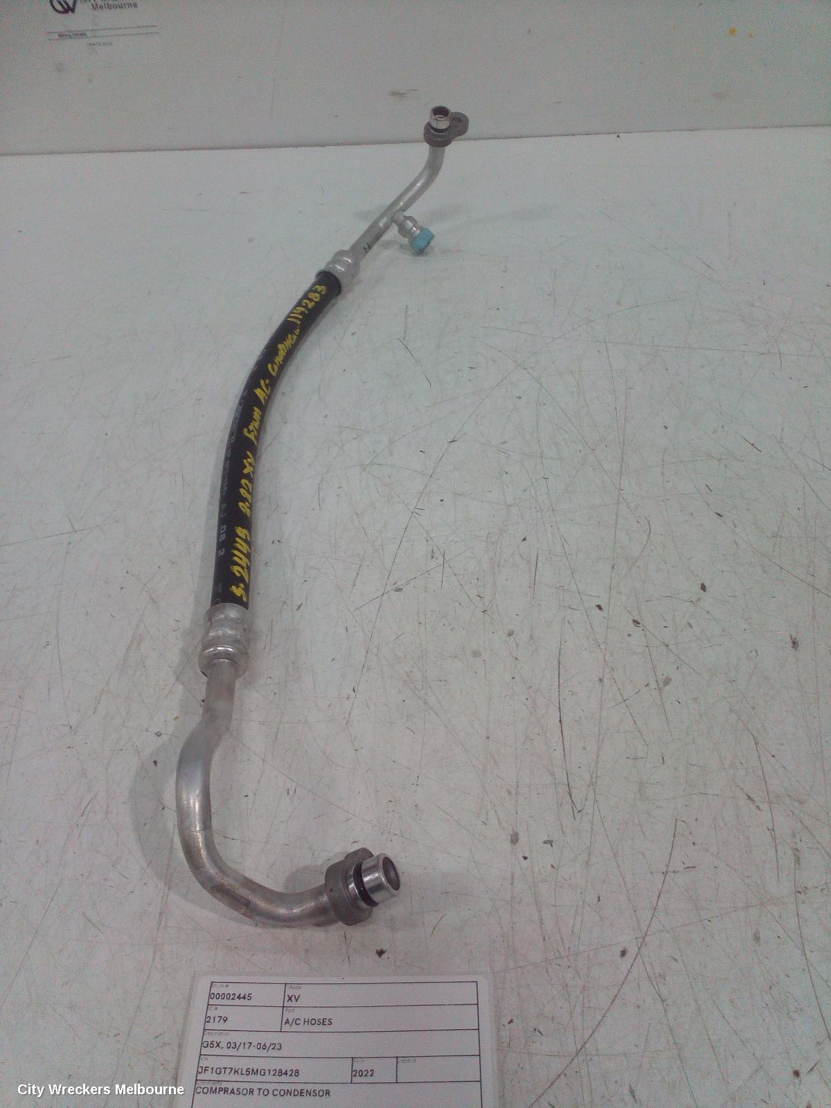 SUBARU XV 2022 A/C Hoses