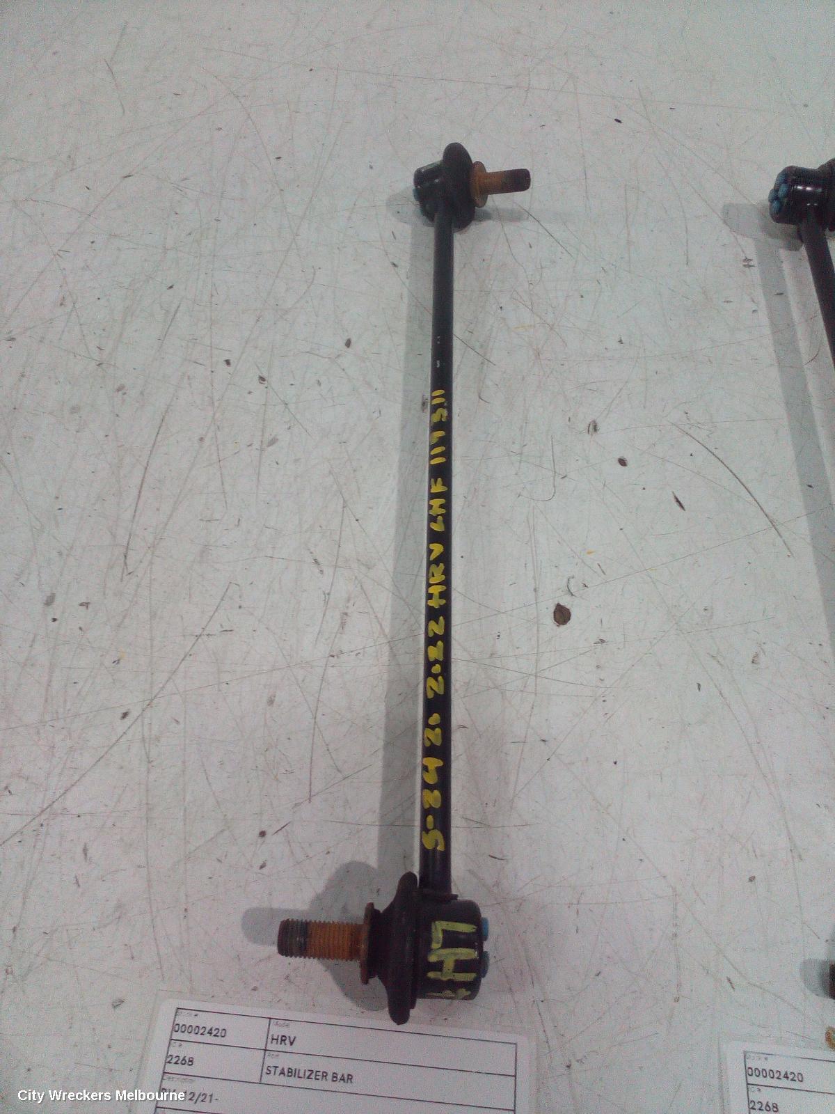 HONDA HRV 2022 Stabiliser Bar