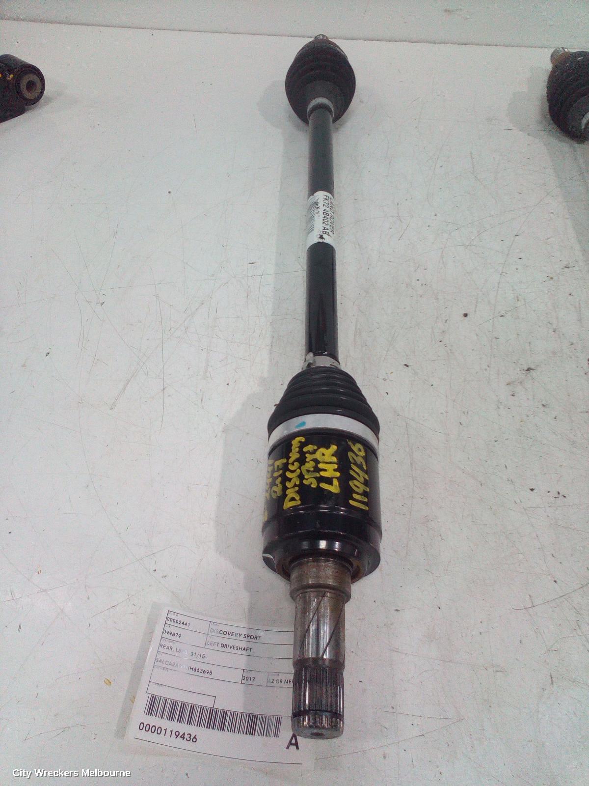 LAND ROVER DISCOVERY SPORT 2017 Left Driveshaft