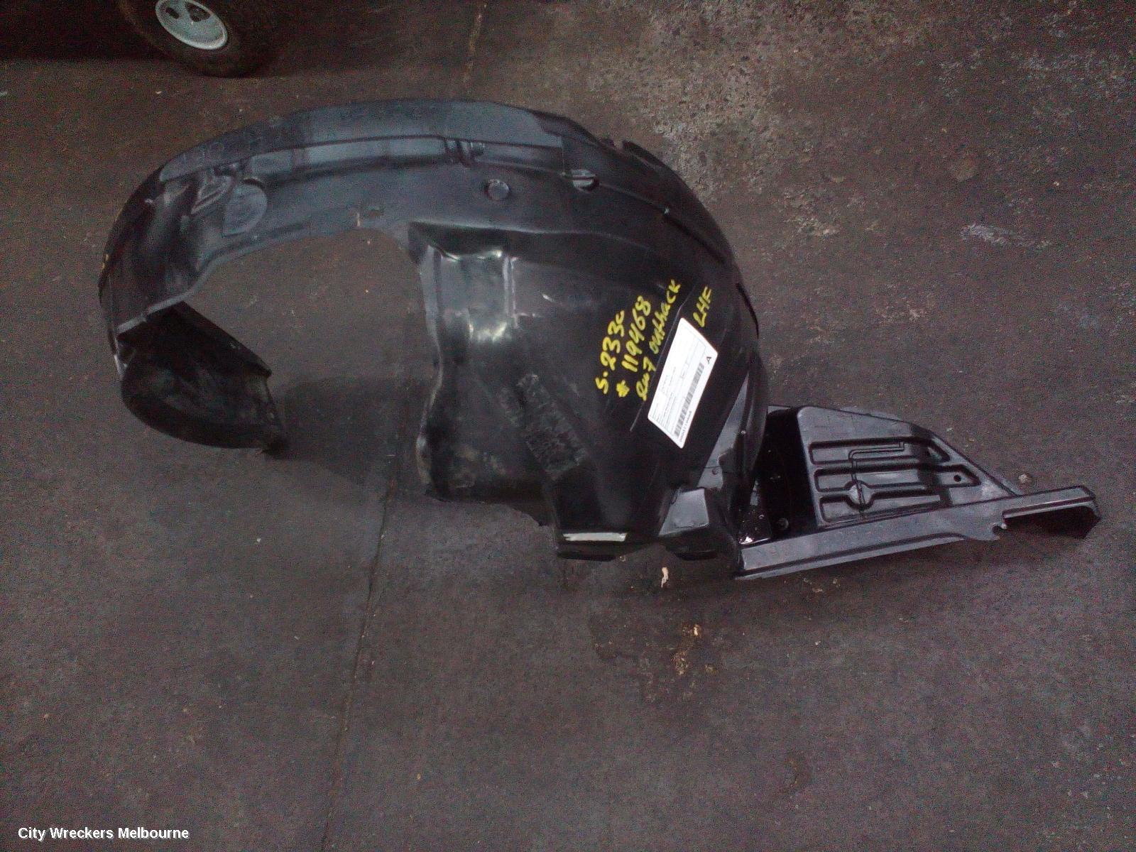 SUBARU OUTBACK 2007 Left Guard Liner