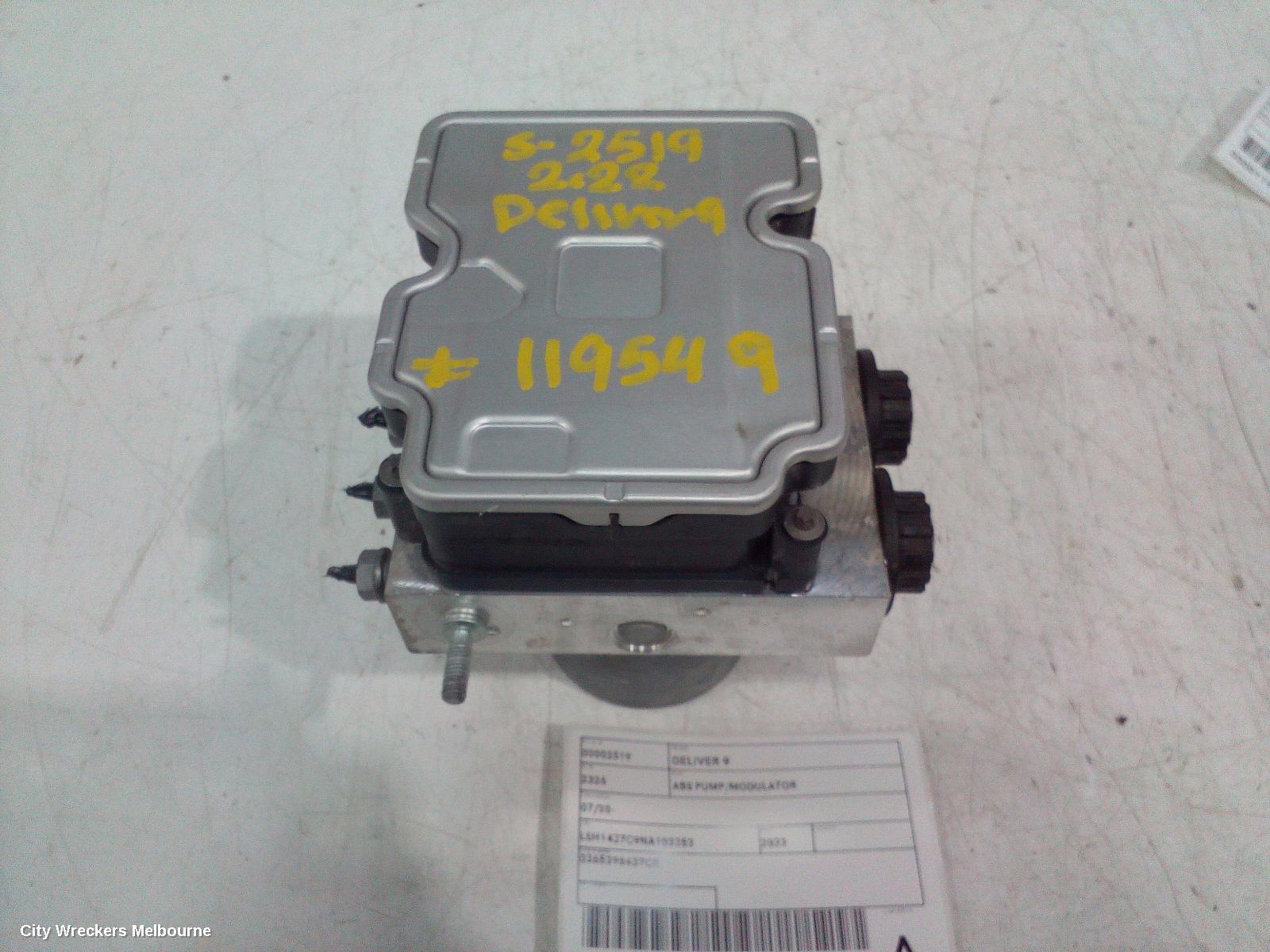 LDV DELIVER 9 2022 Abs Pump/Modulator