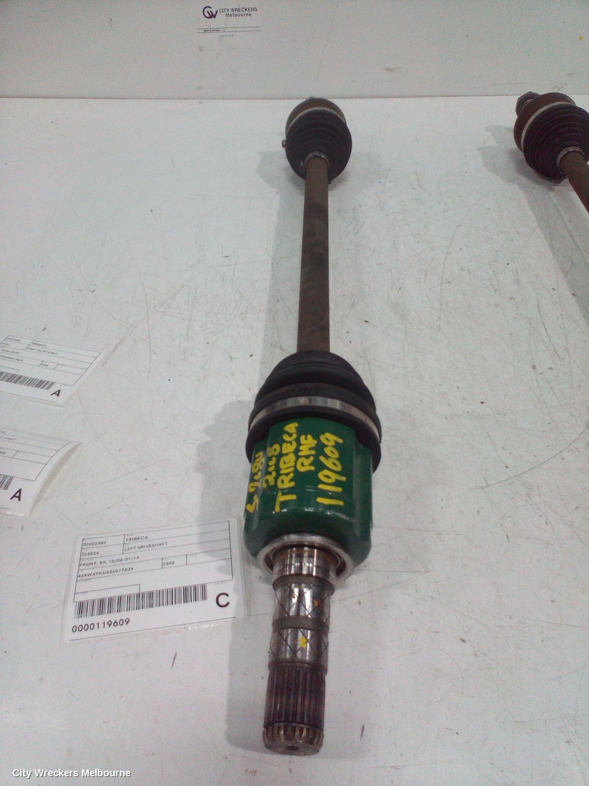 SUBARU TRIBECA 2008 Left Driveshaft