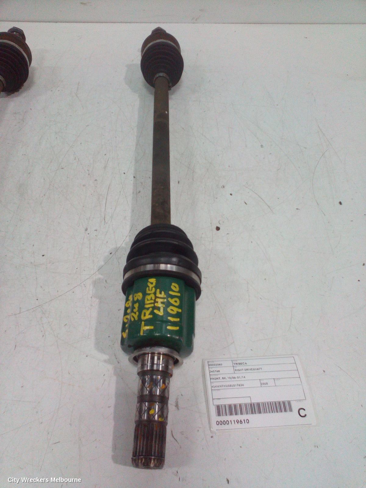 SUBARU TRIBECA 2008 Right Driveshaft