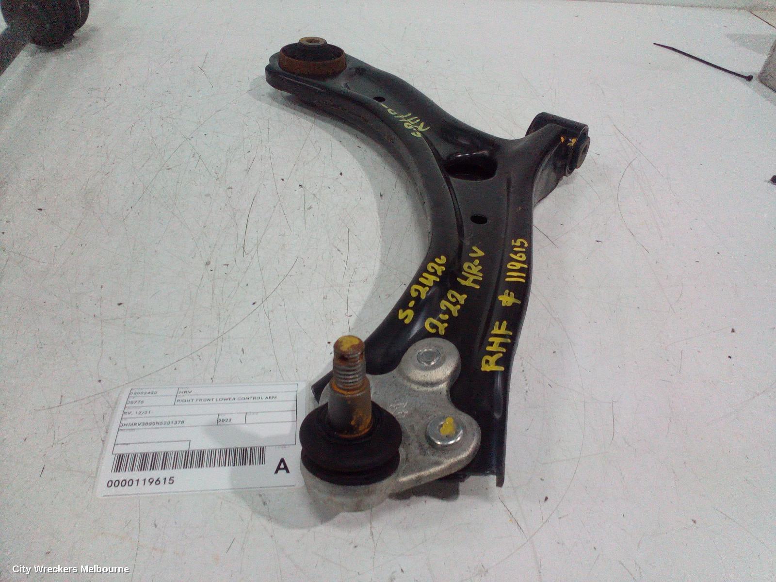 HONDA HRV 2022 Right Front Lower Control Arm