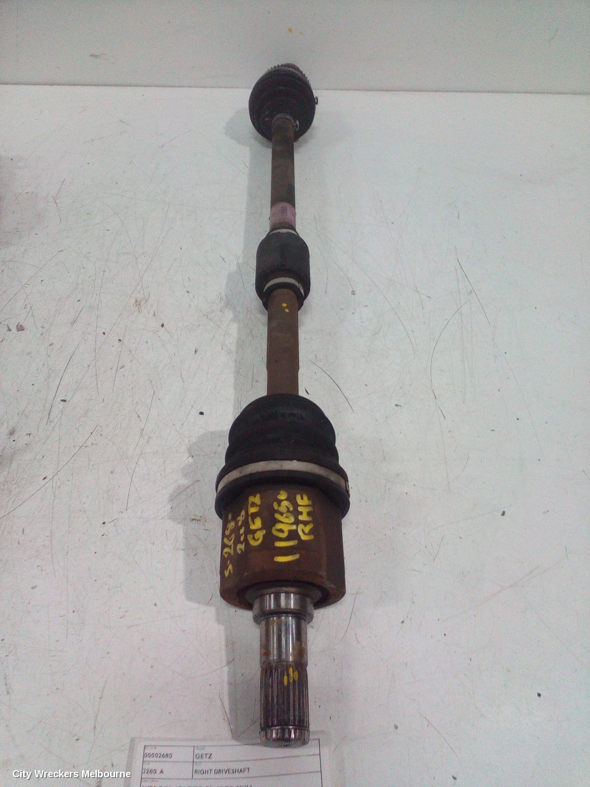 HYUNDAI GETZ 2008 Right Driveshaft