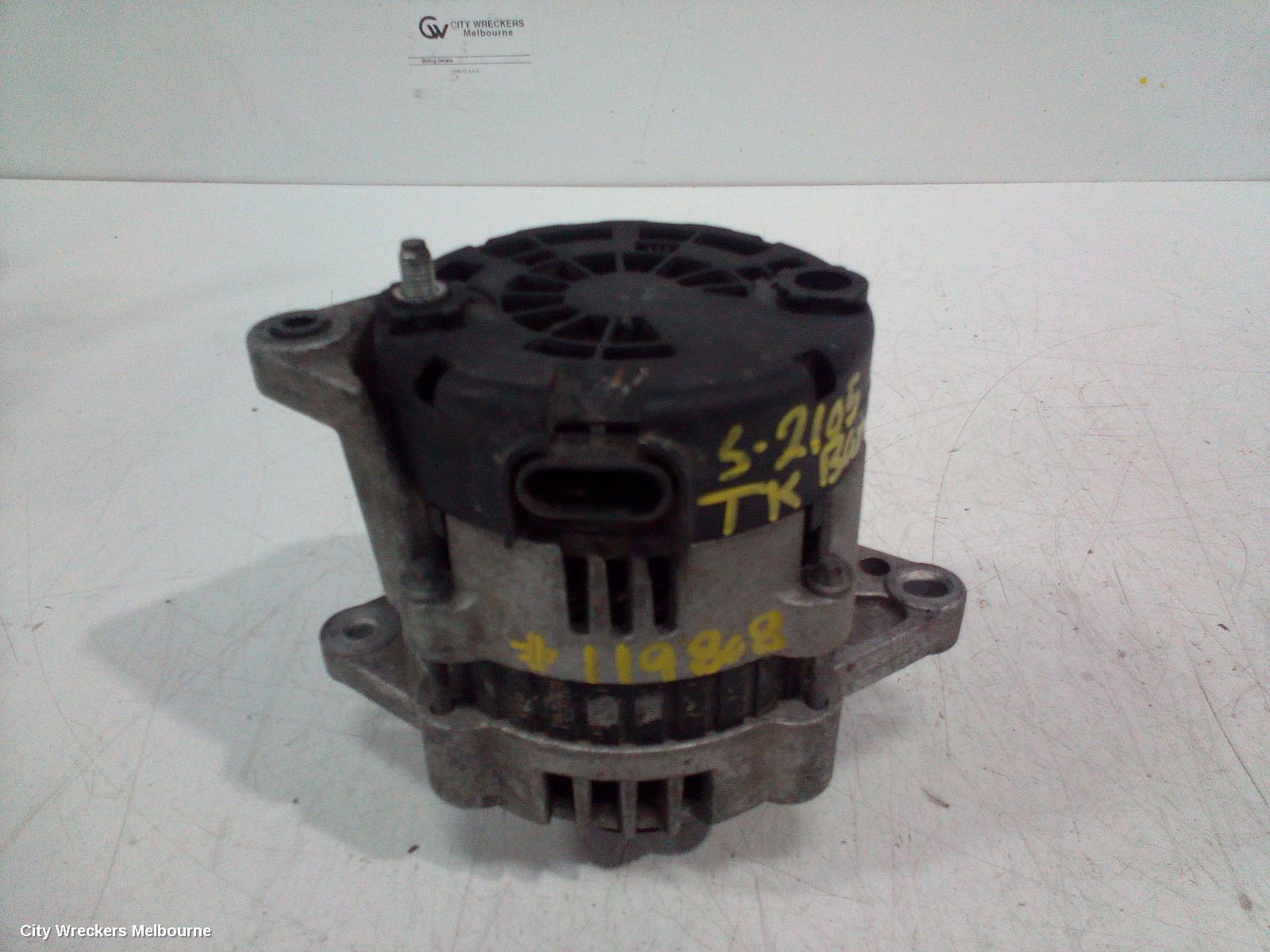 HOLDEN BARINA 2012 Alternator