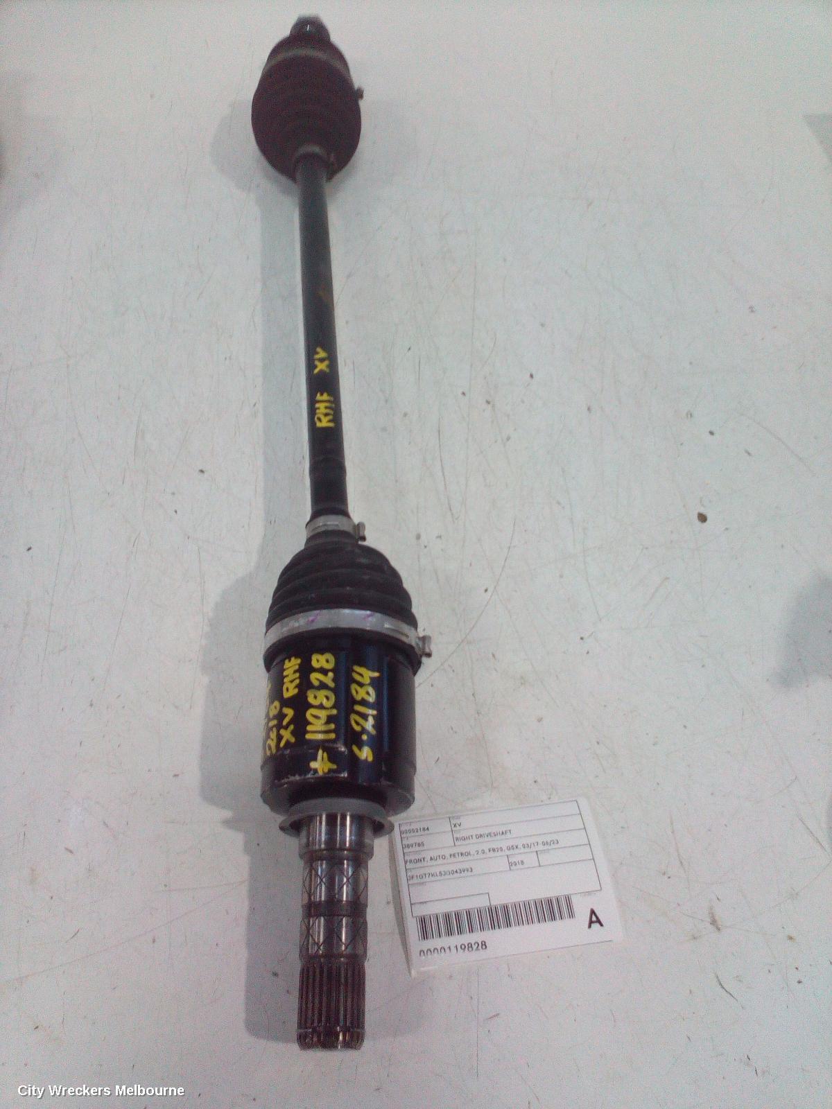 SUBARU XV 2018 Right Driveshaft